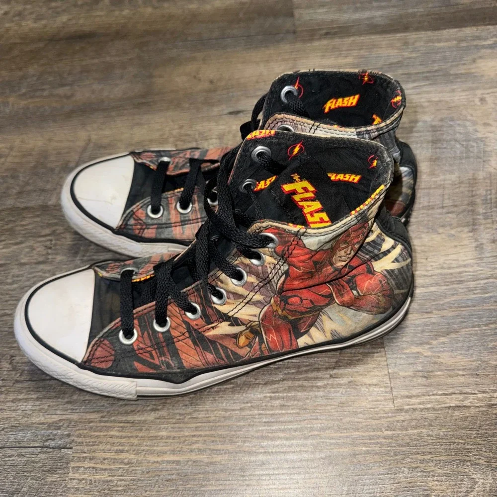 Converse Chuck Taylor All Star DC Comics The Flash High Top Sneakers Mens 6